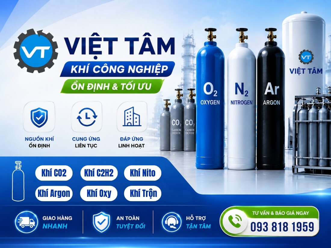 Khí Công Nghiệp Khí Việt Tâm