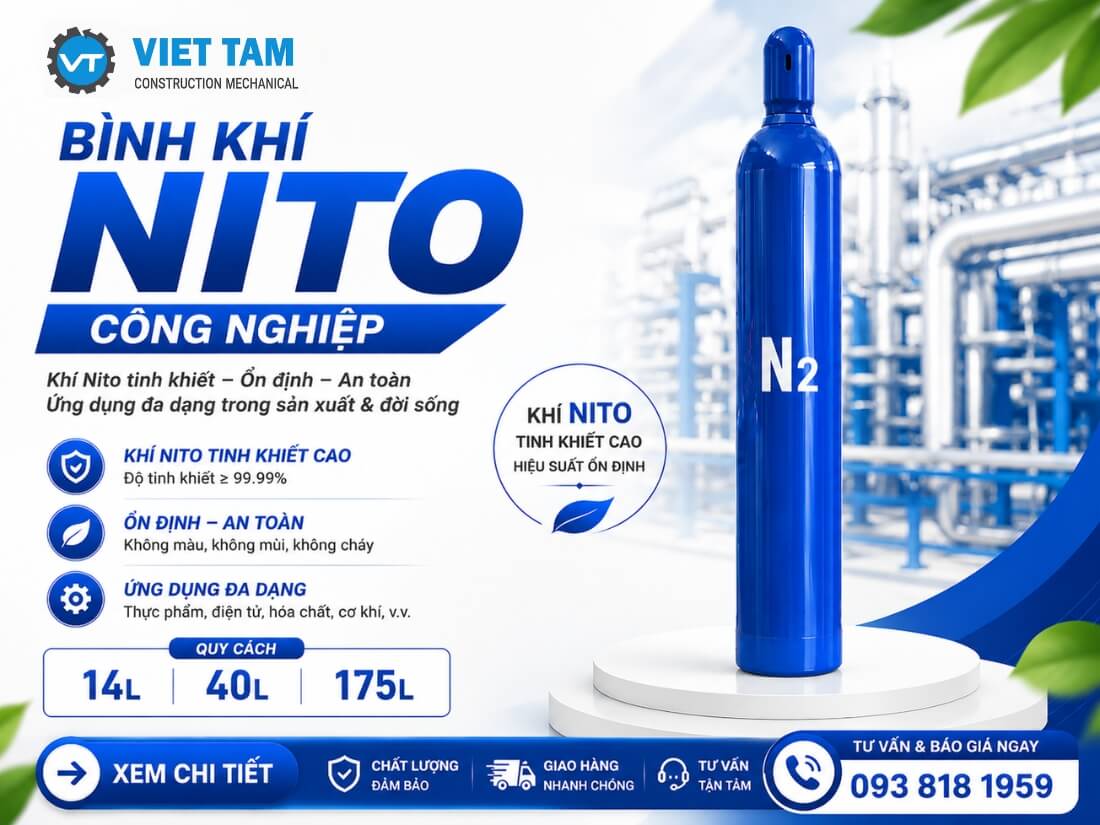Khí Nito Công Nghiệp Khí Việt Tâm