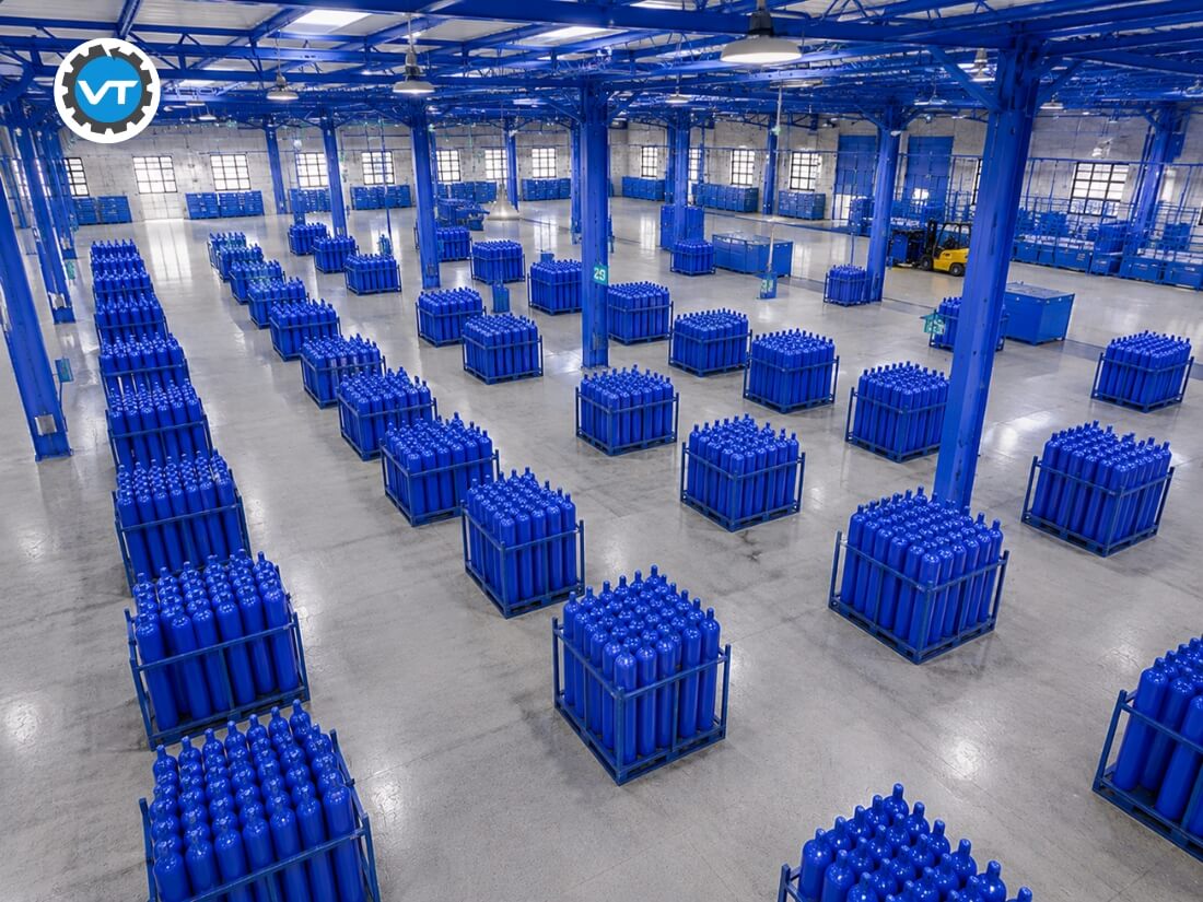 Bình khí Argon 40L phù hợp đa số người dùng