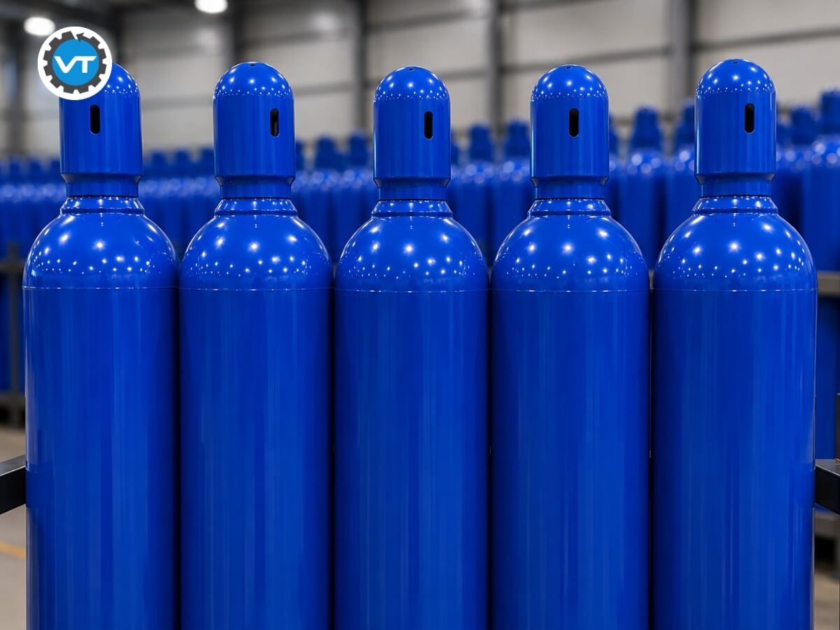 Bình khí CO2 phù hợp hàn MIG