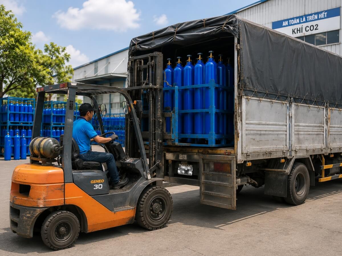 Bình khí CO2 40L Khí Việt Tâm