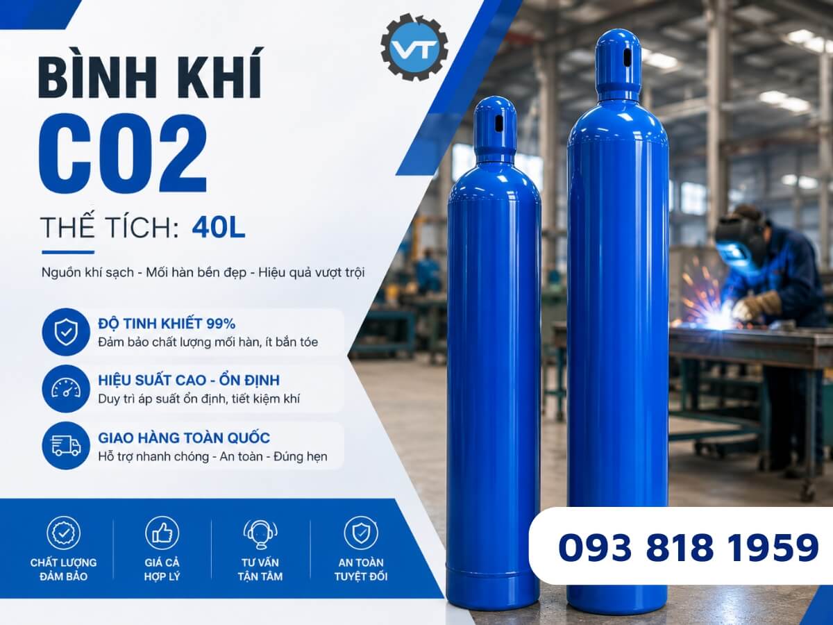 Bình Khí CO2 40L