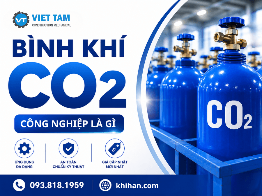Giải thích về bình khí co2 công nghiệp