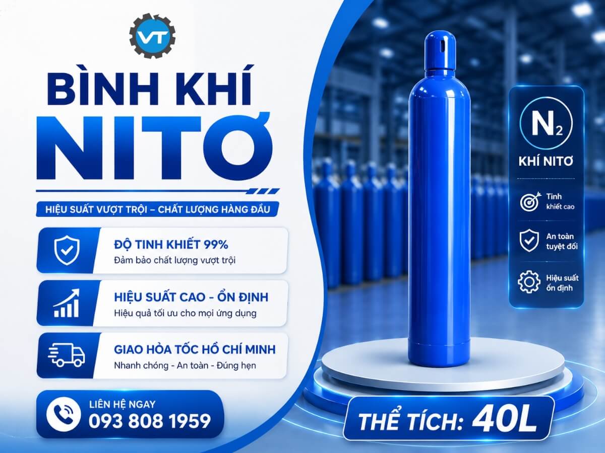 Bình khí Nito 40L
