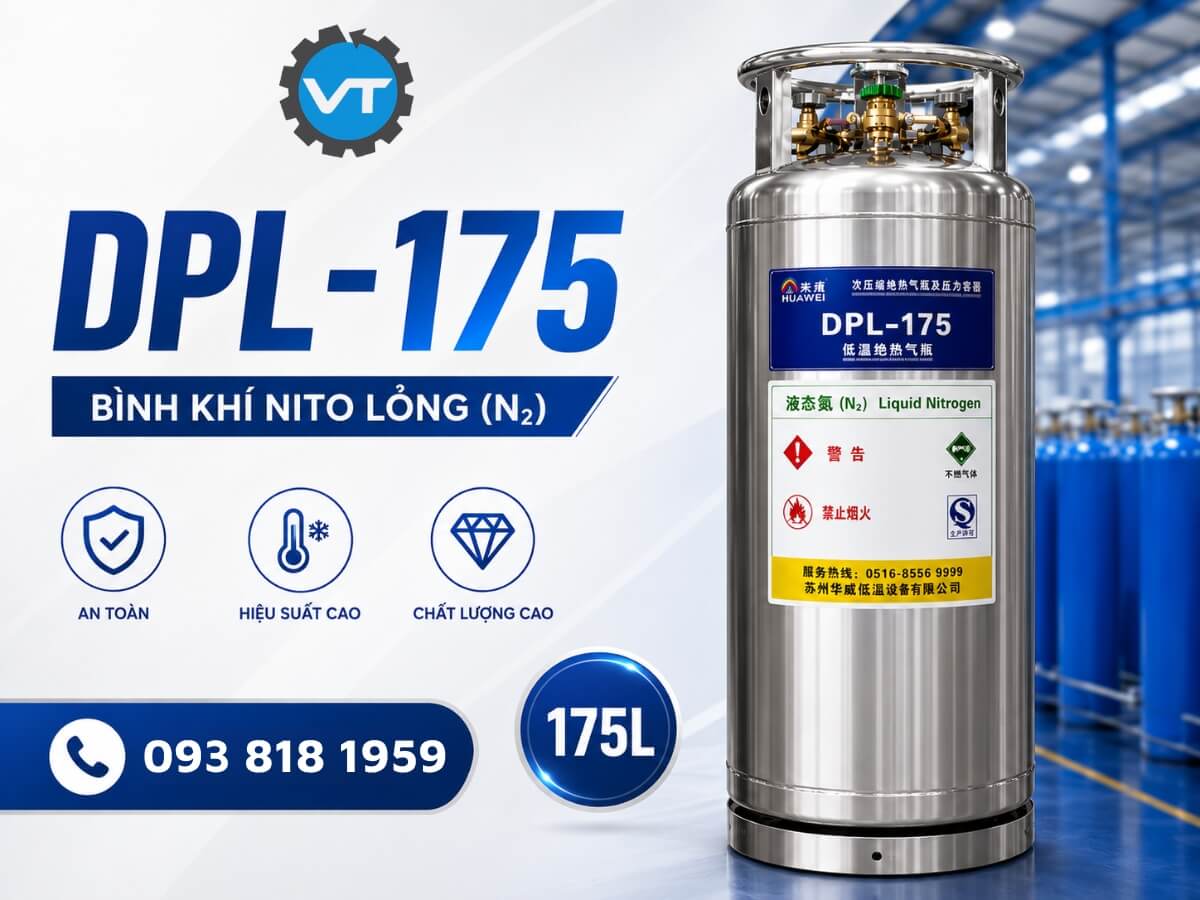 Bình khí Nito lỏng 175L