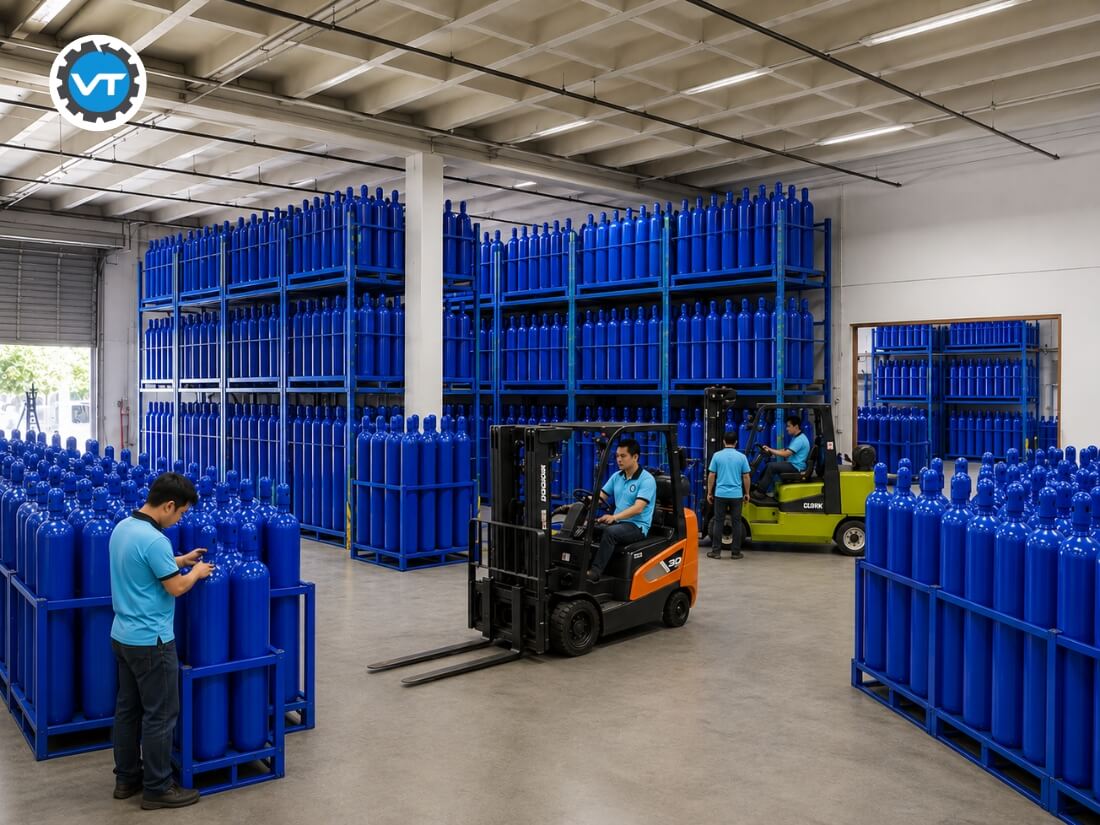 Chọn bình khí Oxy 14L tại Khí Việt Tâm