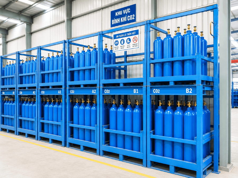 Cách nhận biết bình CO2 hết