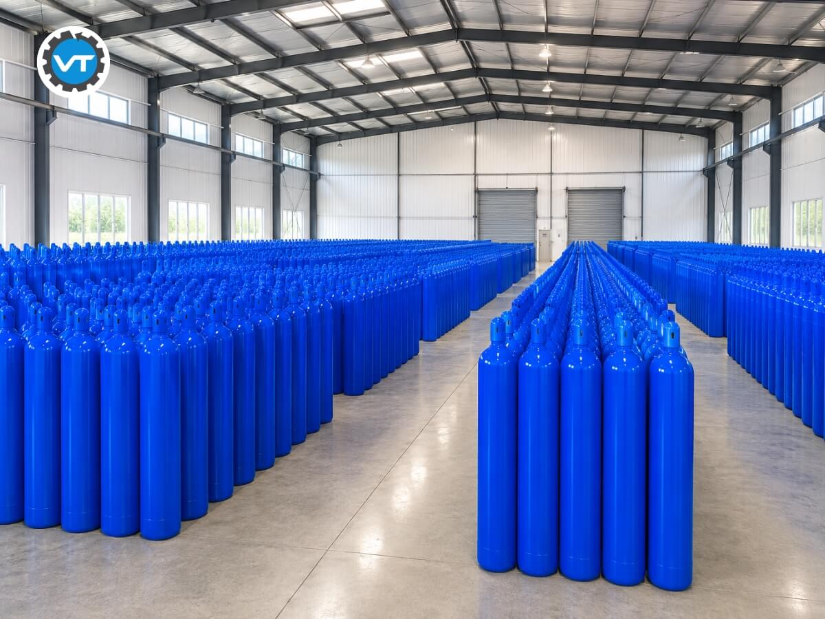 Cách sử dụng bình khí Nito 40L