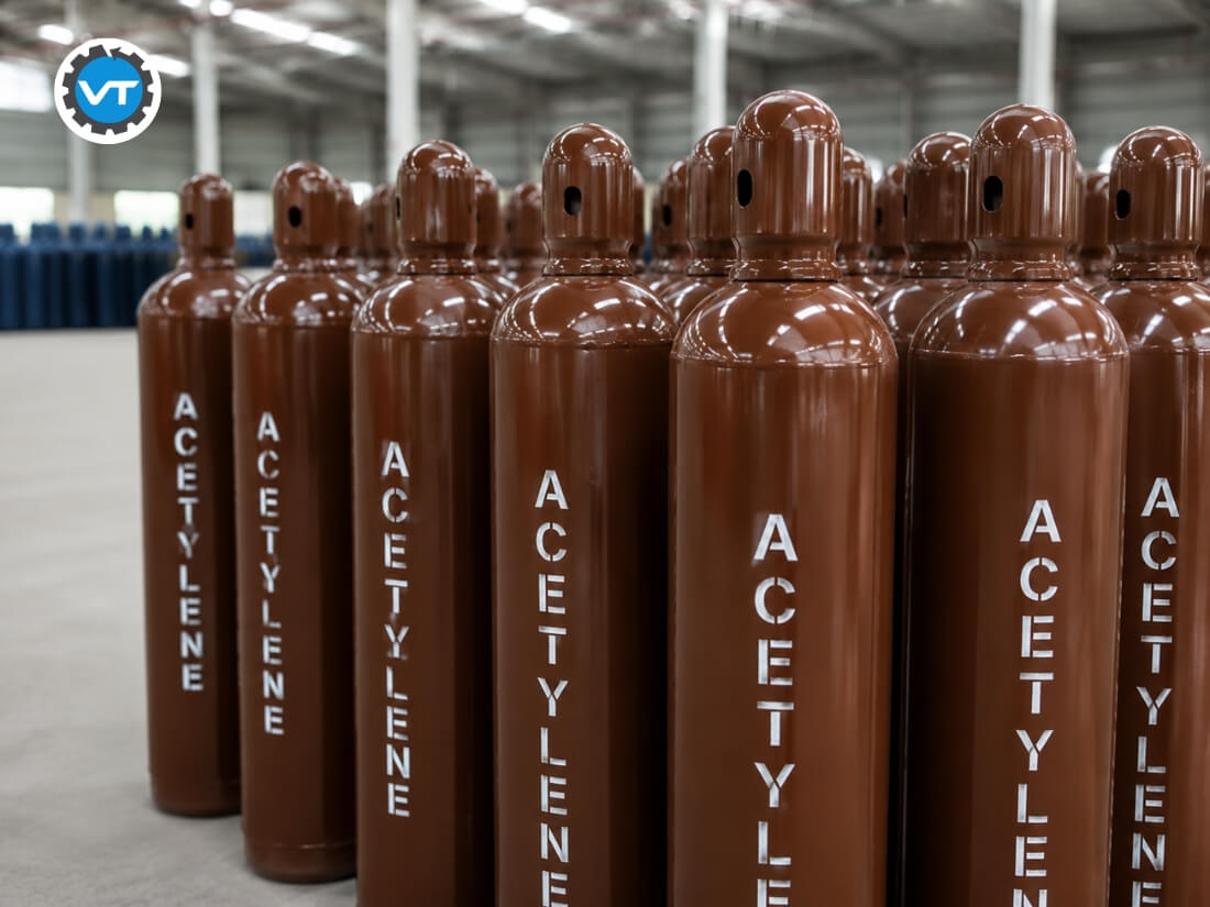 Cấu tạo Bình khí Acetylene C2H2