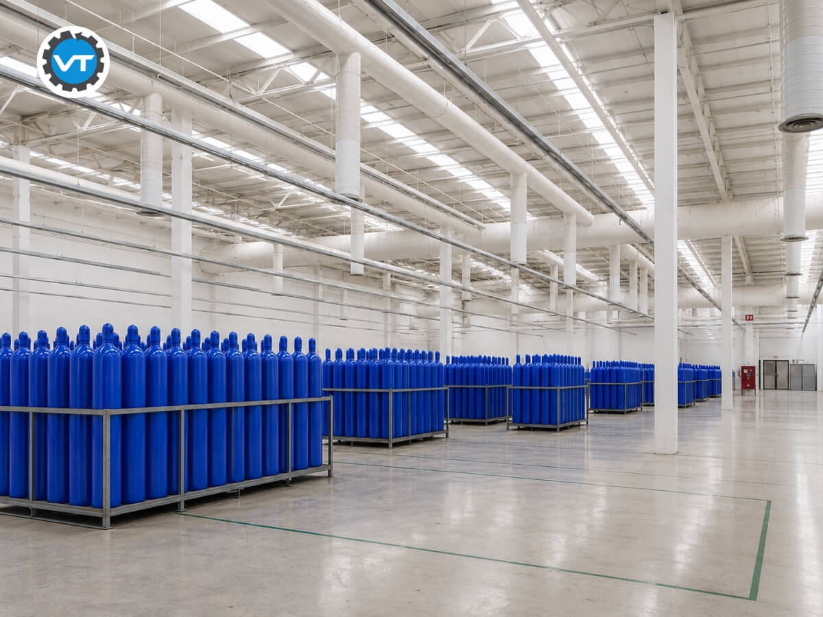 Chọn bình khí Nito 40L tại Khí Việt Tâm