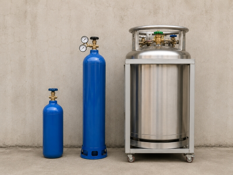 Nên chọn đúng dung tích bình khí CO2 ngay từ đầu