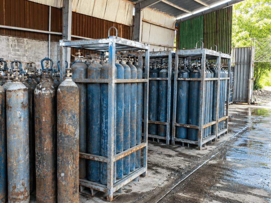 Giá bình khí CO2 cũ tùy thuộc vào tình trạng bình
