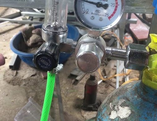 Hướng dẫn chỉnh lưu lượng khí argon