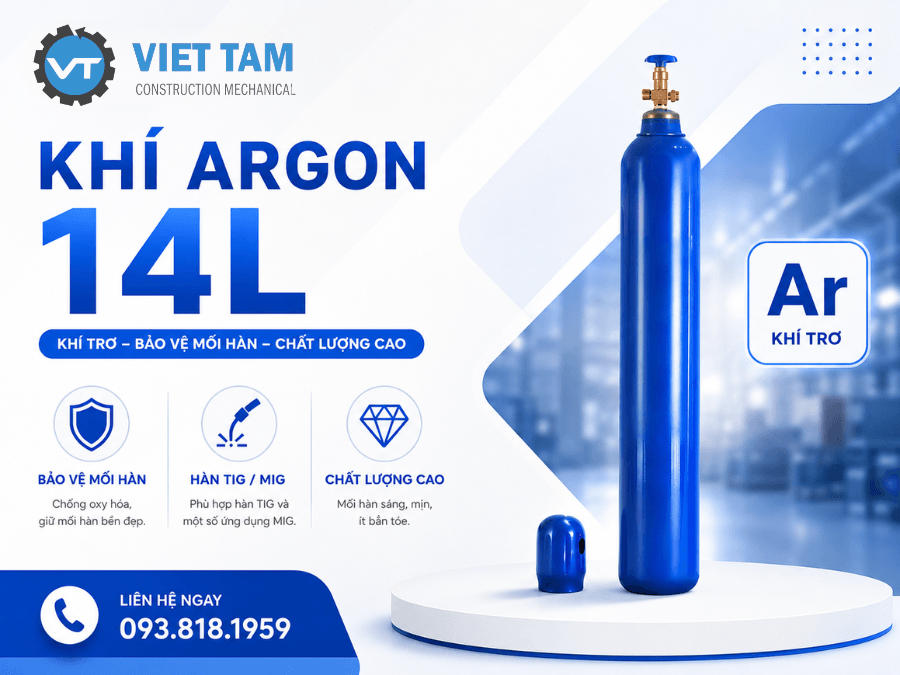 Bình Khí Argon 14L
