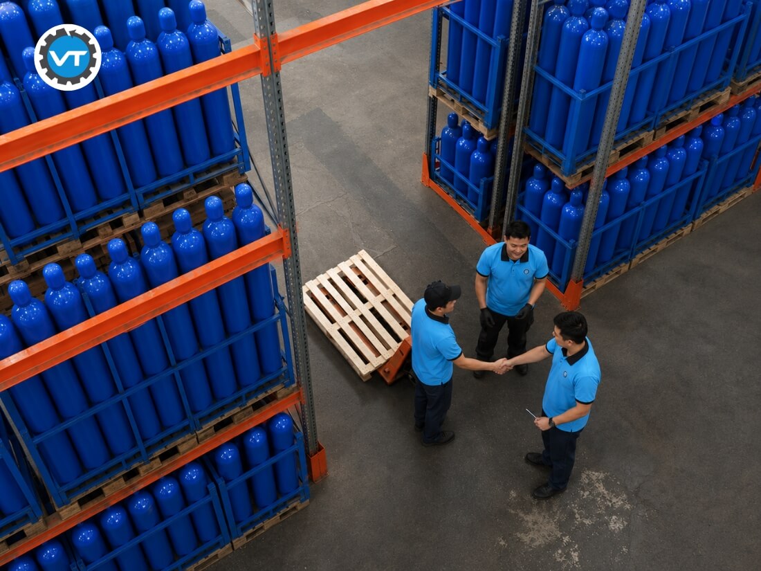 Liên hệ Khí Việt Tâm mua bình khí CO2 Công Nghiệp