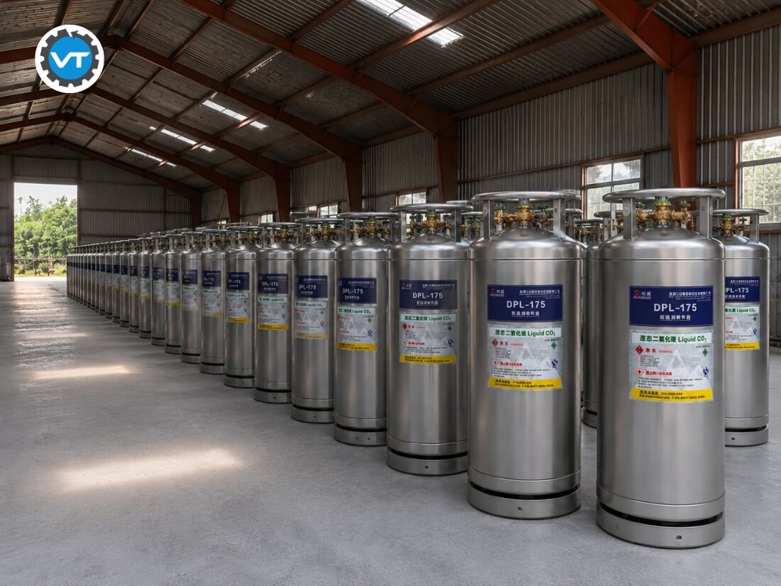 SỬ dụng bình khí CO2 lỏng 175L giúp tiết kiệm chi phí lâu dài