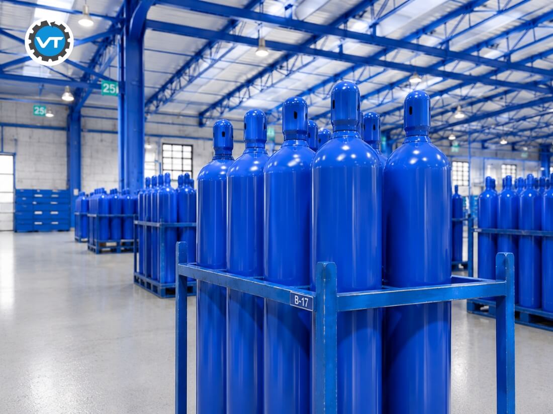 Thông số kỹ thuật bình khí Argon 40L