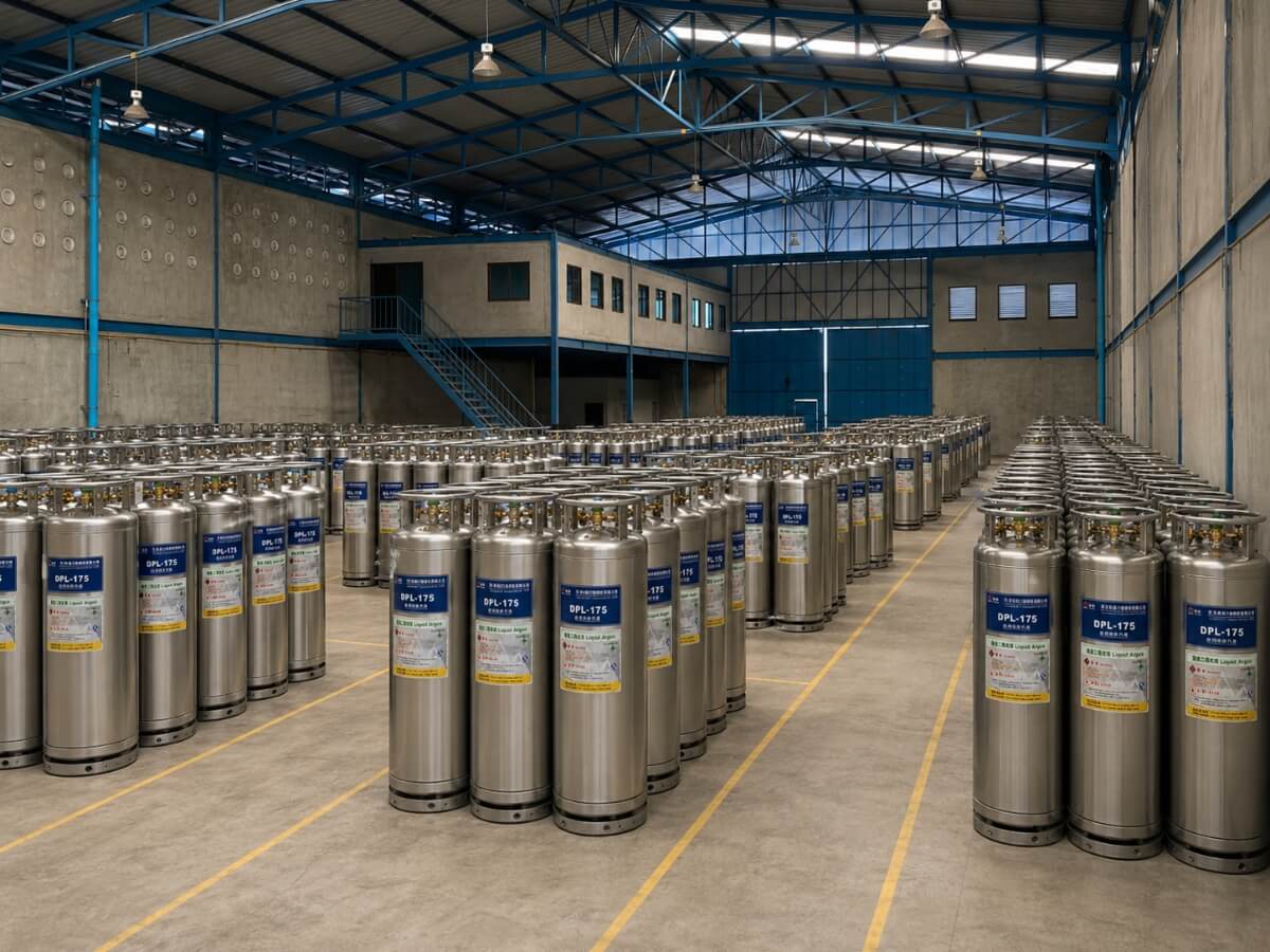 Thông số kỹ thuật bình khí Argon lỏng 175L
