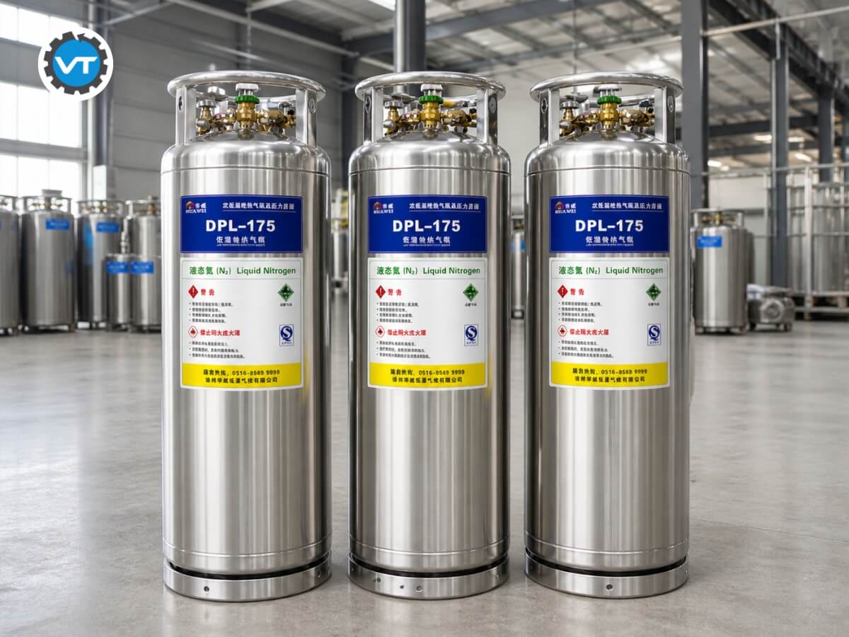 Thông số kỹ thuật bình khí Nito lỏng 175L