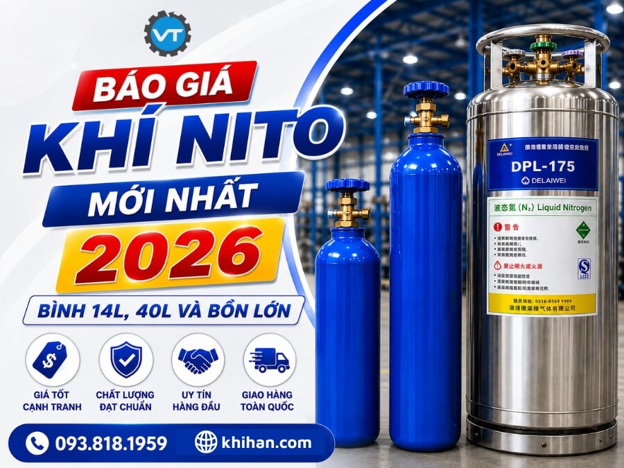 Báo giá khí Nito mới nhất 2026