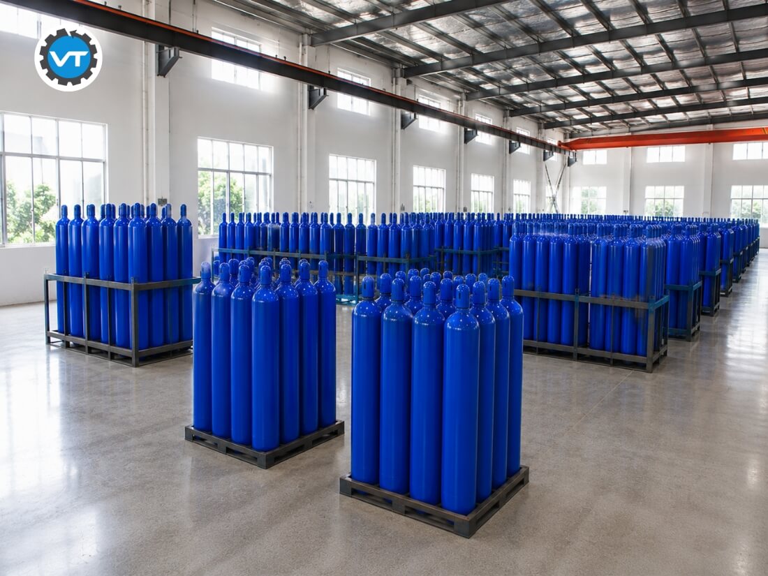 Các loại bình khí CO2 được sử dụng phổ biến năm 2026