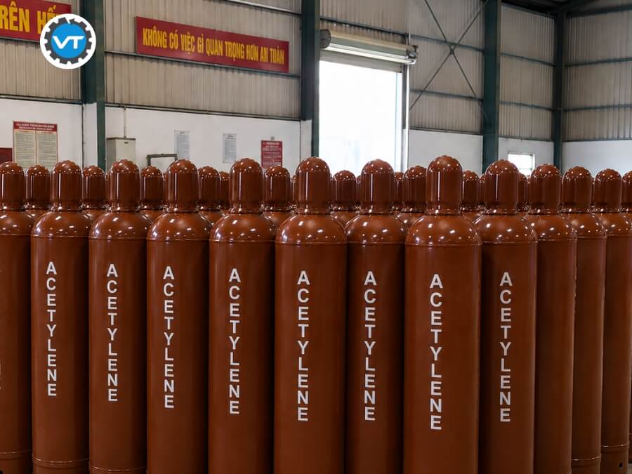 Đổi bình khí Acetylene tại Củ Chi