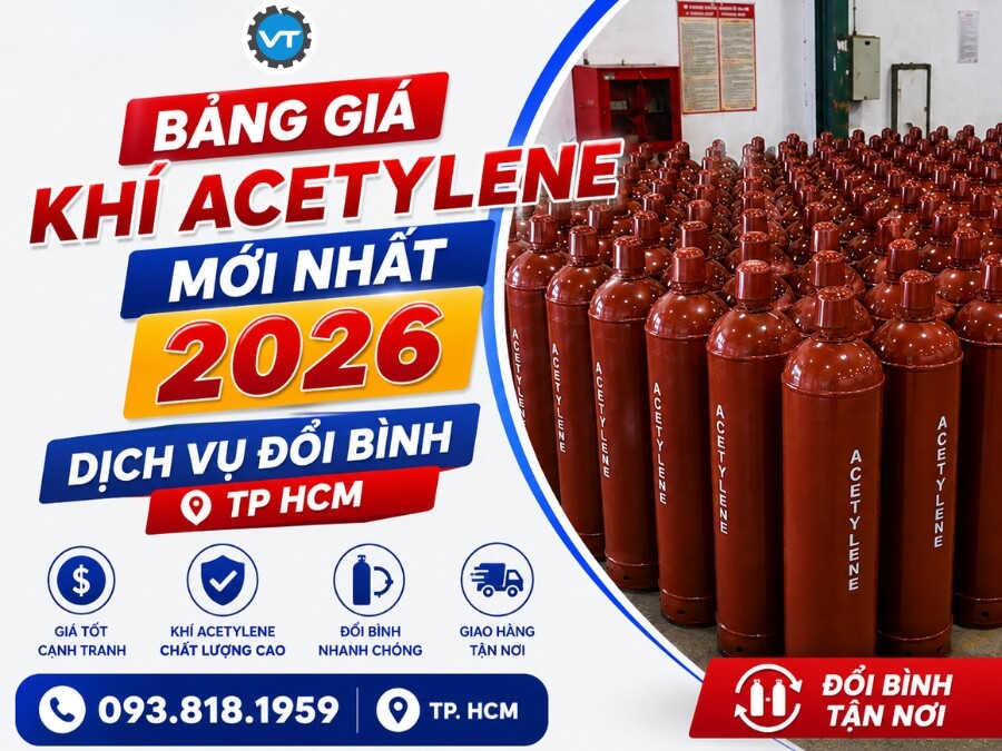 Giá Khí Acetylene mới nhất 2026