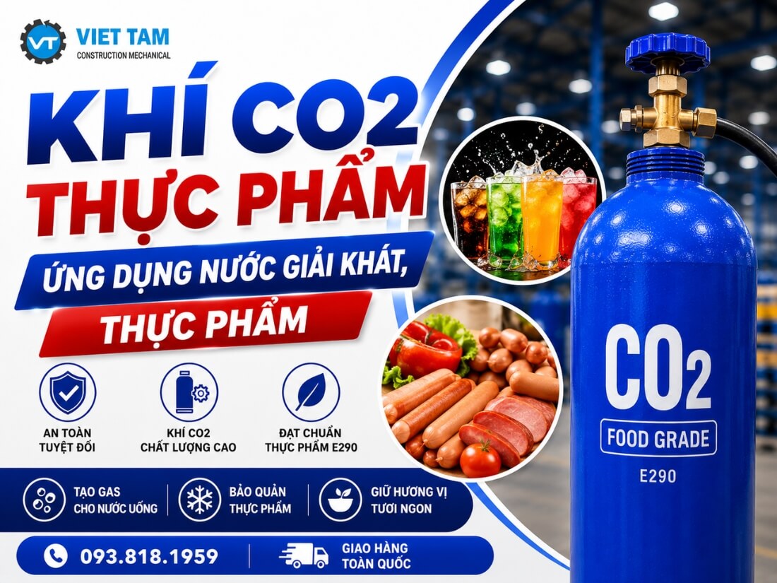 Khí CO2 Thực Phẩm