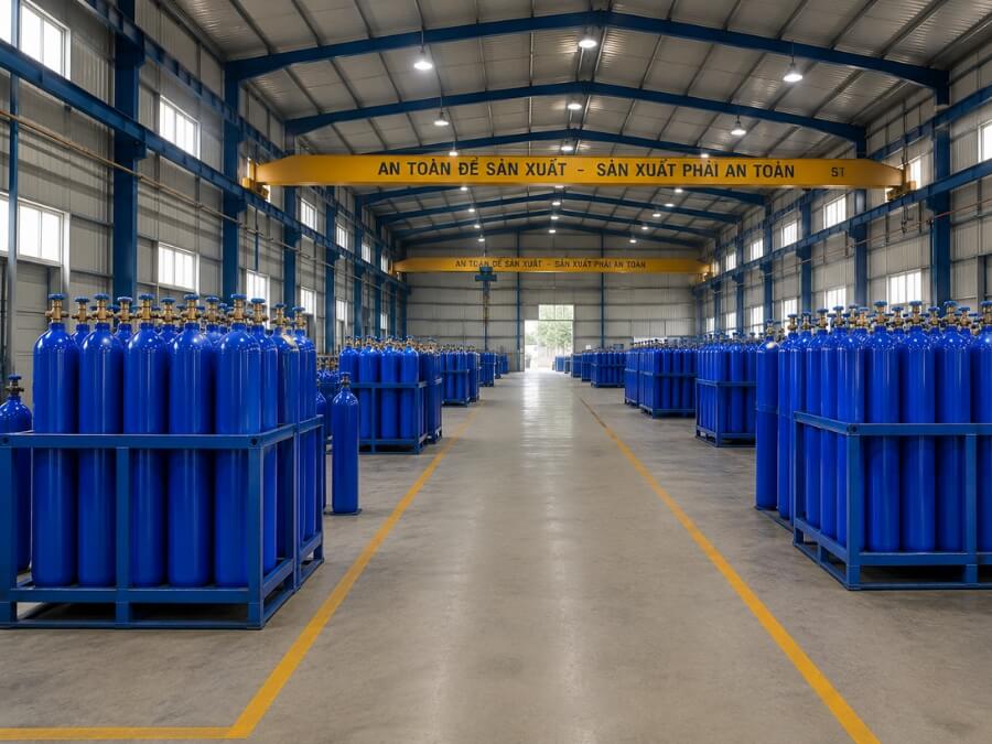 Khí Nito được sử dụng phổ biến trong ngành hàn cắt và thực phẩm