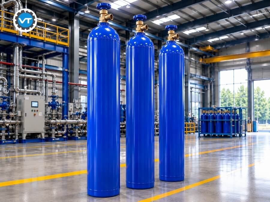 Khí Oxy chủ yếu được dùng hàn gió đá và sản xuất