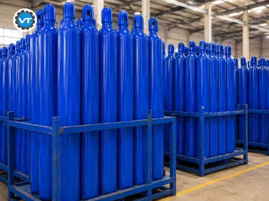 Kiểm tra và bảo dưỡng bình khí Oxy giúp sản xuất không gián đoạn