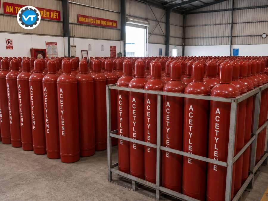 Nên chọn nguồn khí Acetylene uy tín, rõ ràng
