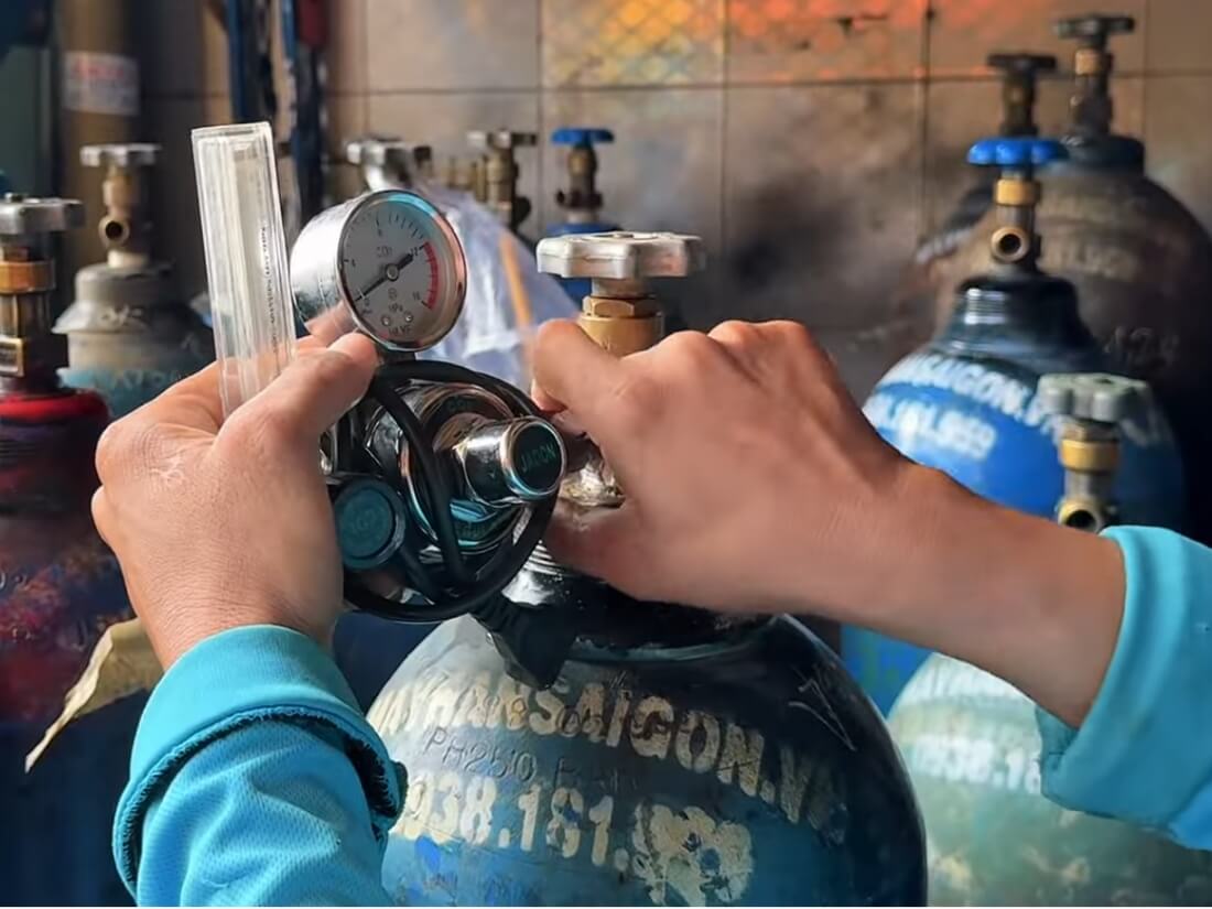 Những vị trí thường xảy ra rò rỉ khí