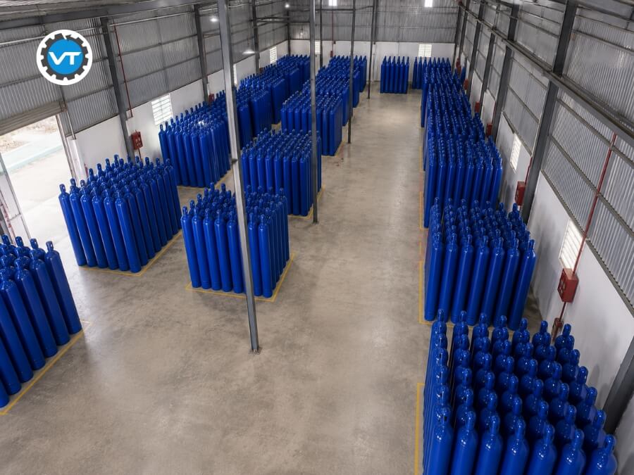 Bình Argon 40 Lít được các xưởng hàn TIG sử dụng phổ biến