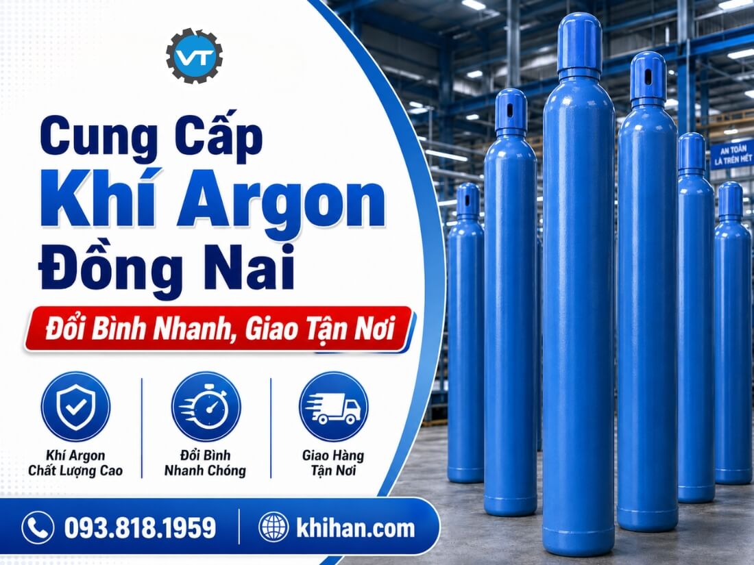 Cung cấp Khí Argon Đồng Nai