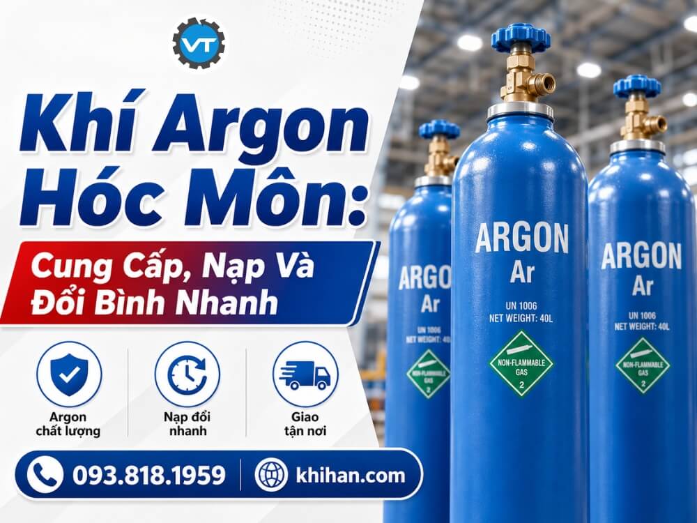 Cung cấp khí Argon Hóc Môn