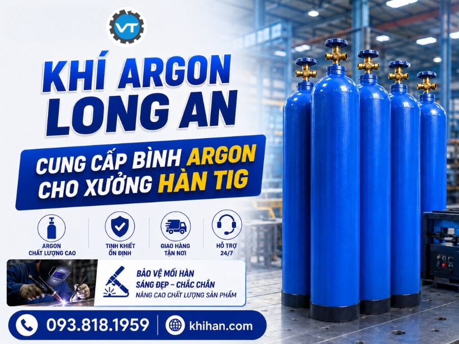 Cung cấp khí Argon Long An