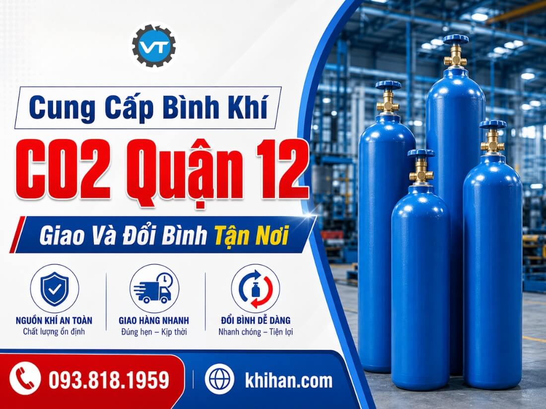 Cung cấp khí CO2 Quận 12