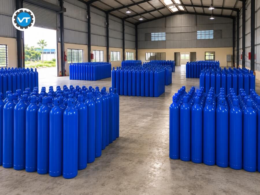 Đổi bình khí trộn nhanh trong ngày tại Tây Ninh
