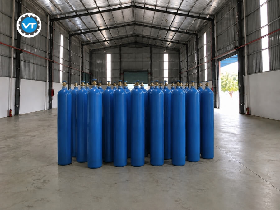 Khách hàng nên kiểm tra ngoại hình bình khí CO2 trước khi nhận hàng