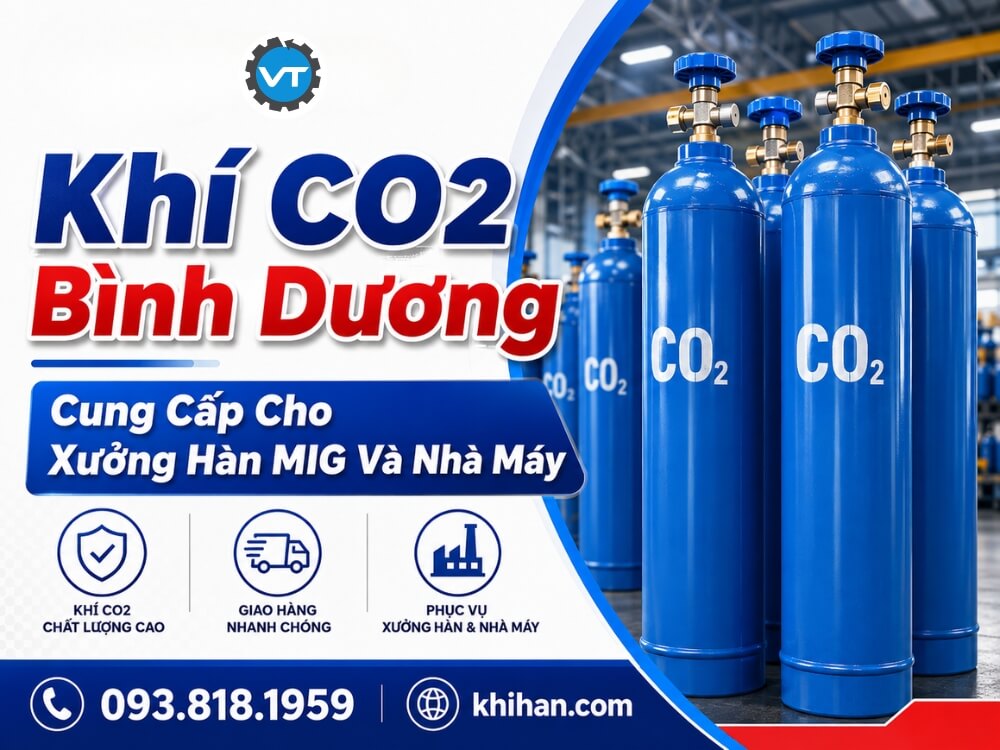 Cung cấp Khí CO2 Bình Dương