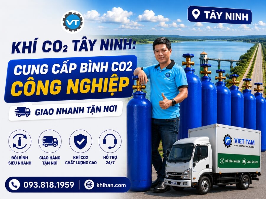 Cung cấp khí CO2 Tây Ninh