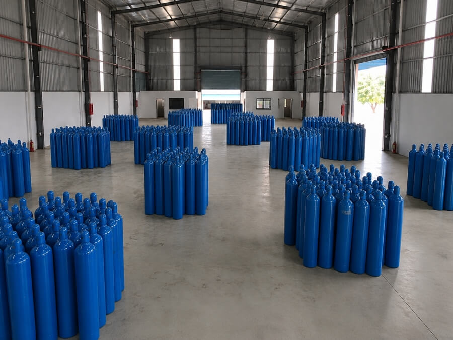 Khí Việt Tâm cung cấp nhiều dung tích bình khí Argon Tây Ninh