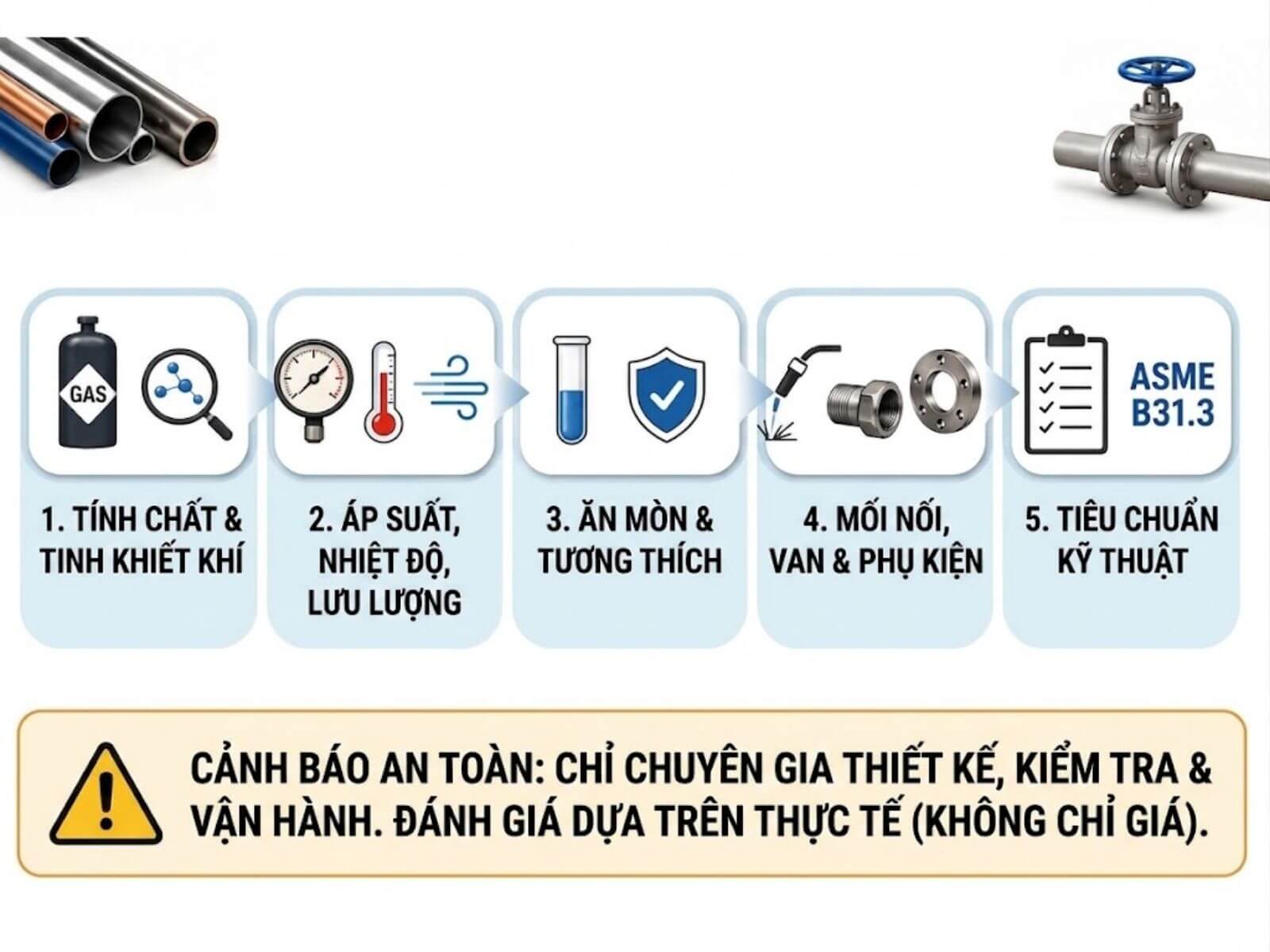 Những Yếu Tố Phải Kiểm Tra Trước Khi Chọn Ống
