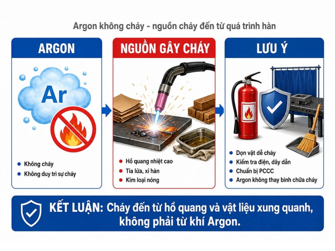 Lý do Argon vẫn có thể gây ra nguy hiểm