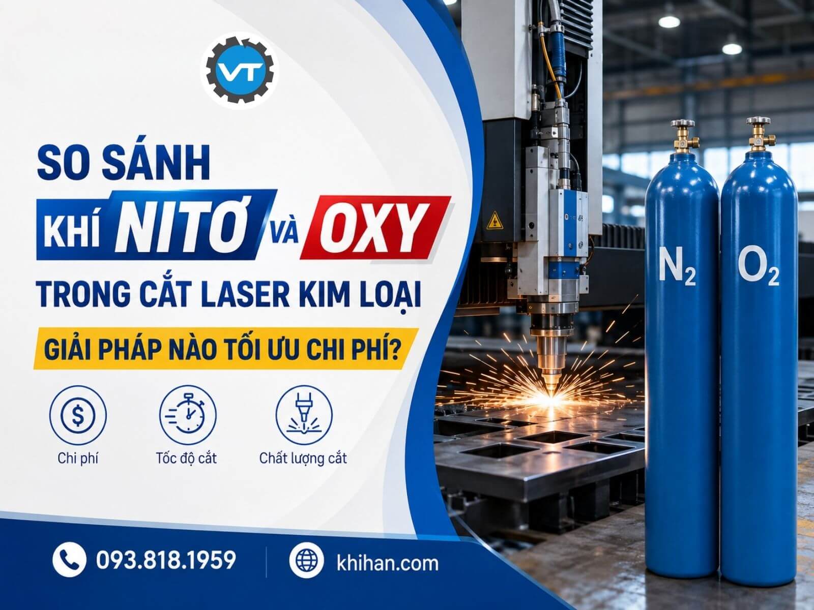 So sánh Nitow và Oxy trong cắt Leser kim loại