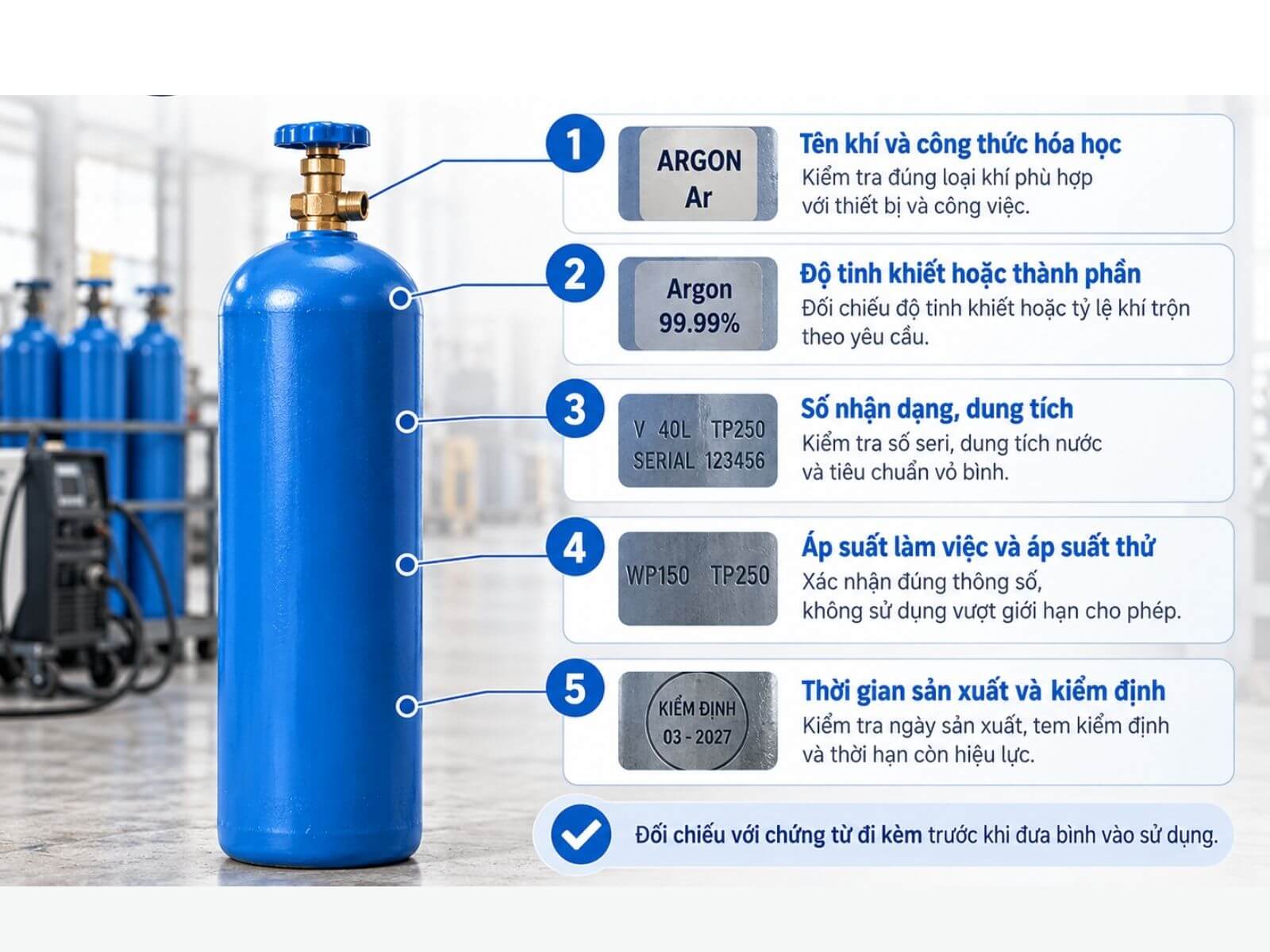 5 Thông Tin Trên Bình Khí Cần Kiểm Tra Trước Khi Kết Nối