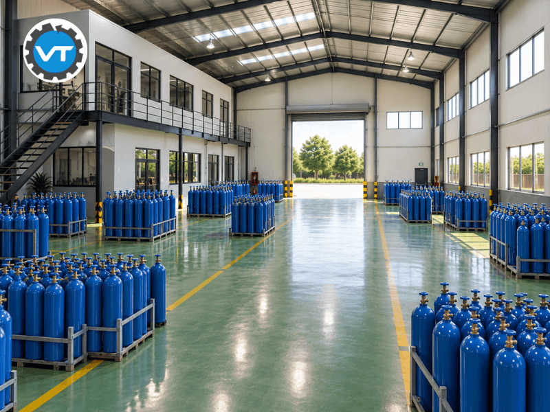 Liên hệ Khí Việt Tâm kiểm tra bình khí tụt áp do nhiệt độ