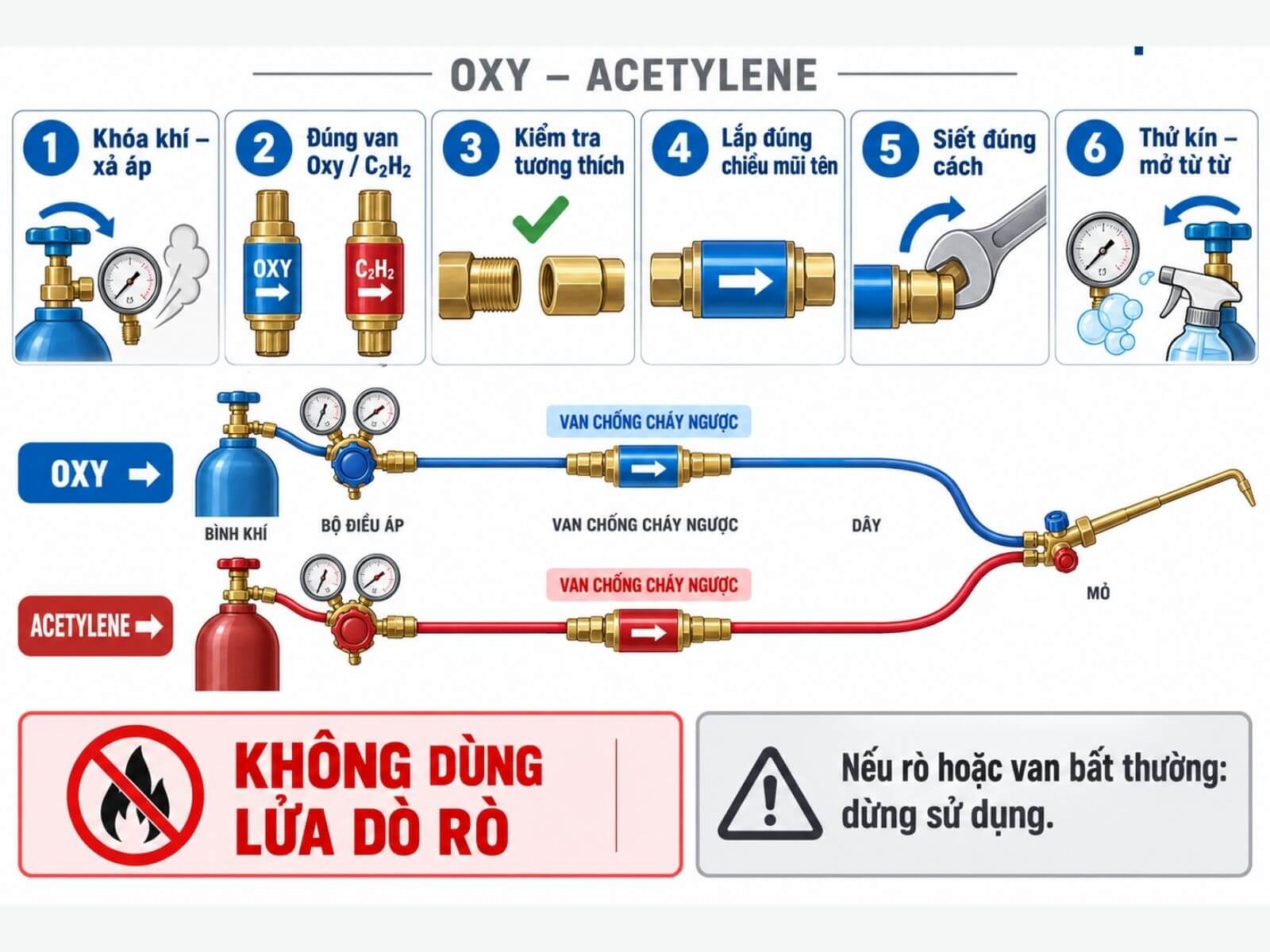 Cách Lắp Và Kiểm Tra Trước Khi Sử Dụng