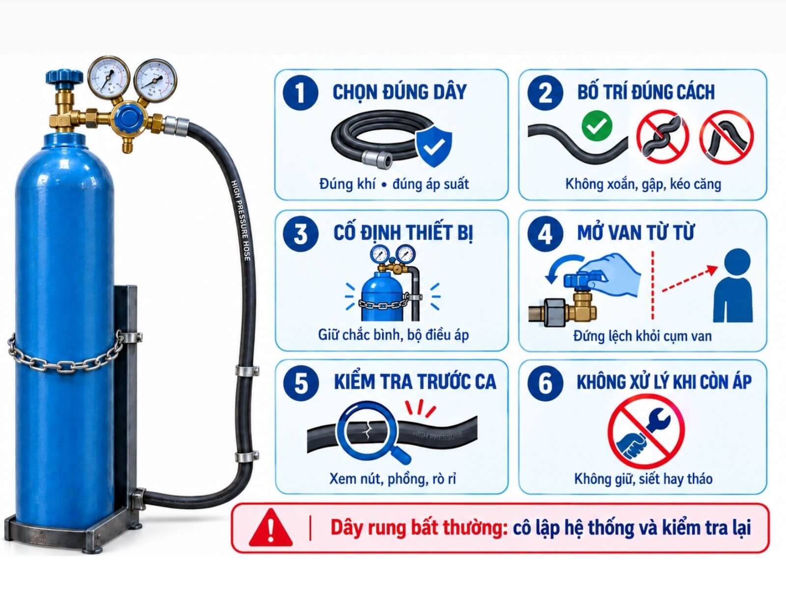 Cách Phòng Ngừa Dây Cao Áp Rung Mạnh